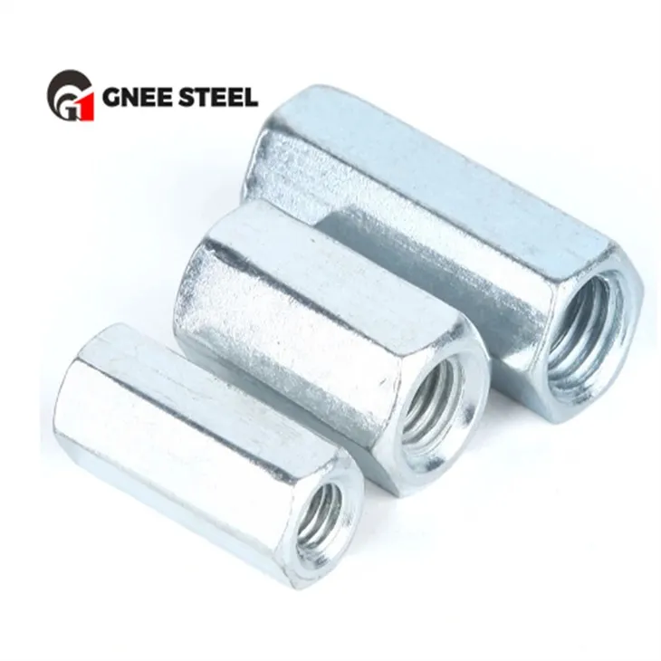 Tuercas de acoplamiento hexagonales largas DIN6334