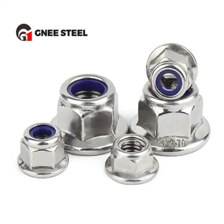 Tuercas Nylock con brida DIN6926