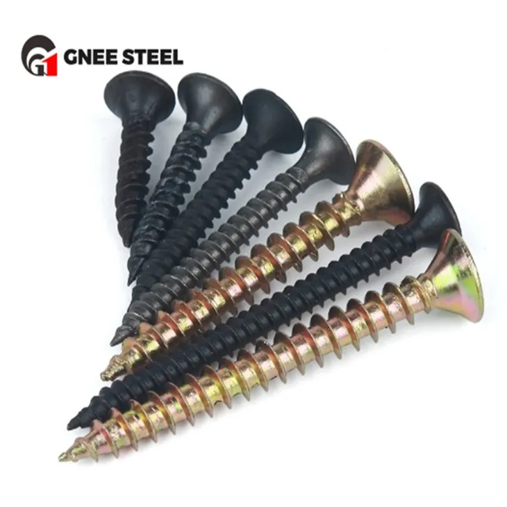 Tornillo para paneles de yeso negro DIN18182