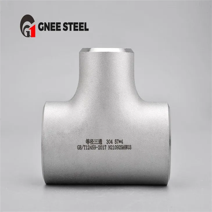 Tee igual de acero inoxidable 316 304